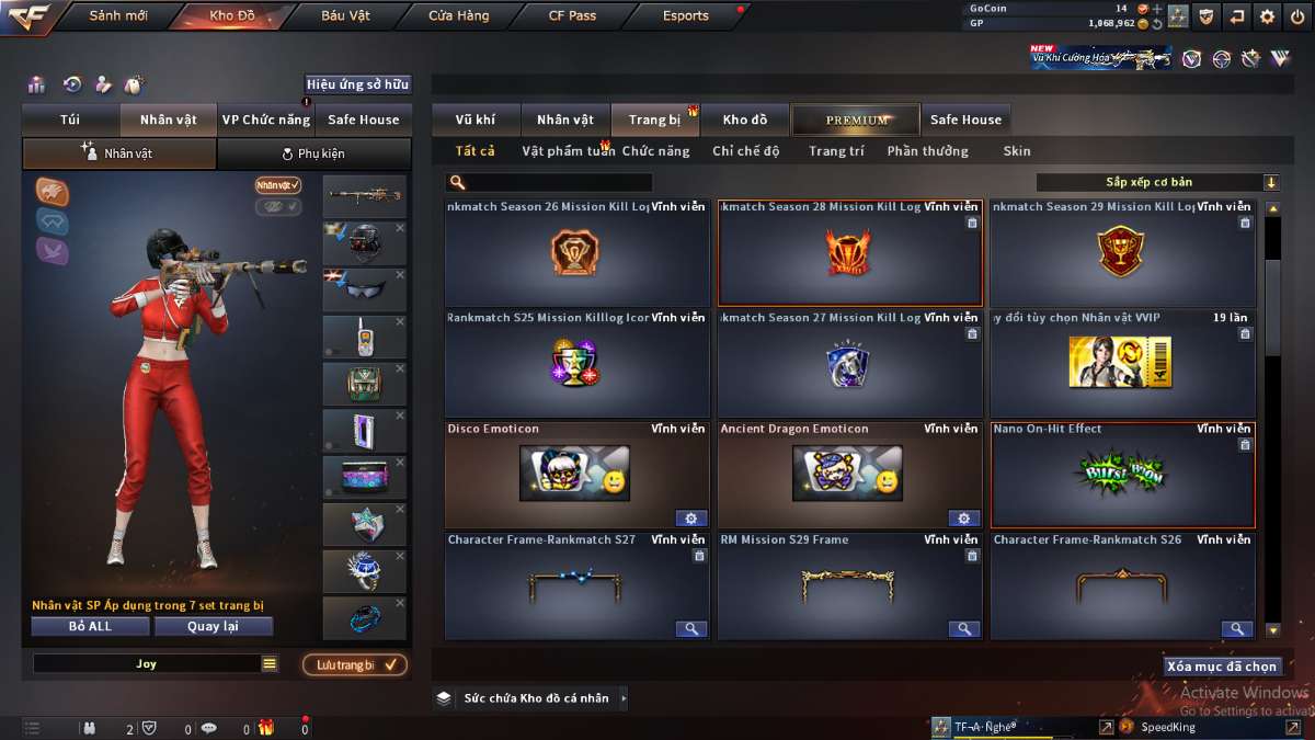 shop acc cf uy tin gia re